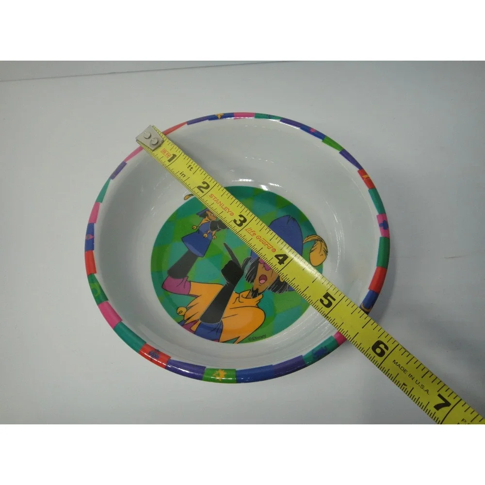 Zak Designs Disney Hunchback of Notre Dame Clopin Melamine Bowl 5.5 Inch Vintage
